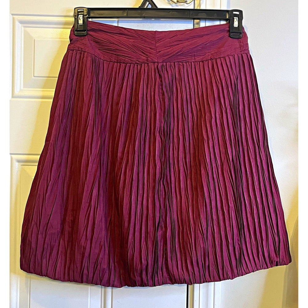 Limited Too Vintage Y2K Whimsigoth Plum Bubble Skirt Sz 14 Plum Indie 28"Waist